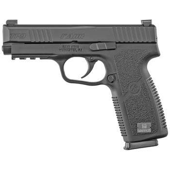 Kahr Arms TP90S94N TP92  9mm Luger Caliber with 4 Barrel 81 Capacity Black Finish Picatinny Rail Frame Serrated Matte Black Stainless Steel Slide Textured Polymer Grip  TruGlo Night Sights UPC: 602686086493
