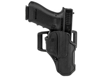 Blackhawk 410703BKR T-Series L2C Non-Light Bearing OWB Black Polymer Belt Slide Fits Colt 1911 w/wo Rail Right Hand