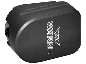 Warne 3306 Magazine Extension Black, +3 (9mm Luger), +4 (40S&W), for S&W M&P 9/40