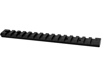 Warne V4T320MOA Vapor Picatinny Rail Black Anodized Aluminum Fits Tikka T3/T3x, 20 MOA