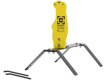 Caldwell 1178561 Auto Reset Rifle Yellow AR500 Steel Prairie Dog Includes Ground Stakes
