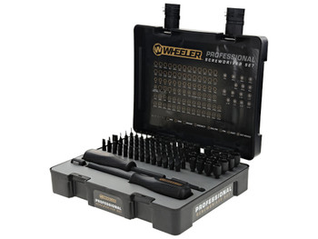 Wheeler 4001003 Professional Screwdriver Set Black 100 Pieces