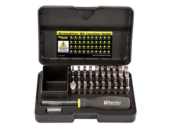 Wheeler 4001006 Gunsmithing Screwdriver Set Black 43 Pieces