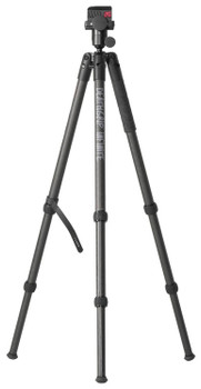 Bog-Pod 1163389 DeathGrip Infinite Tripod, Carbon Fiber with Black Finish, Ball Head Mount, Hybrid Foot & DeathGrip Clamping System 6.5"-59"                                                            