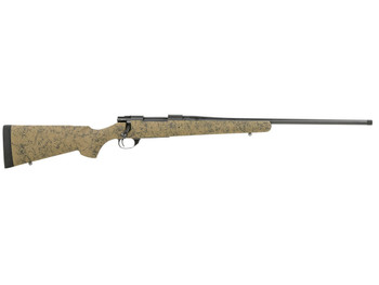 Howa HHS43163 M1500 HS Precision 308 Win 5+1 22" Threaded Barrel, Black Metal Finish, Green with Black Webbing Fixed HS Precision Stock