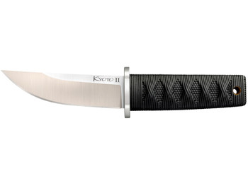 Cold Steel CS-17DB Kyoto II 3.38" Fixed Plain Tanto 8Cr13MoV SS Blade/Black Contoured Kray-Ex Handle