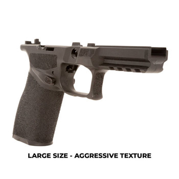 Springfield Armory EC1003HTRET Echelon Grip Module Large Aggressive Texture Black Polymer Ambi Mag Release Includes 3 Interchangeable Backstraps UPC: 706397972103