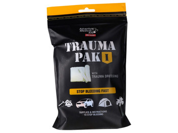 Adventure Medical Kits 20640295 Trauma Pak I Stop Bleeding Clotting Gauze