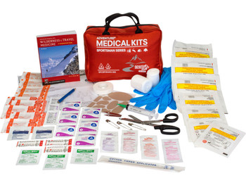 Adventure Medical Kits 01050200 Sportsman 200 Medical Kit Treats Injuries/Illnesses Red