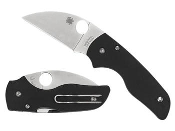 Spyderco C230GPWC Lil' Native 2.44" Folding Wharncliffe Plain CPM S30V SS Blade/Black Textured G10 Handle Includes Pocket Clip