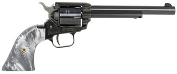 Heritage Mfg RR22B6GPRL Rough Rider  22 LR 6 Shot 6.50 Black Barrel  Cylinder Black Frame Altamont Gray Pearl Grips UPC: 727962706305