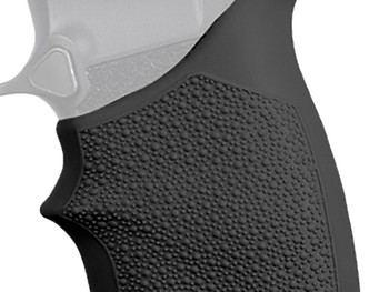 Hogue 18710 Grip Sleeve Handall Beavertail Black Rubber
