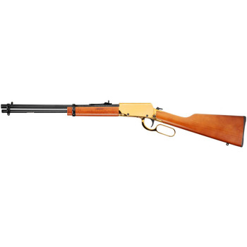 Rossi RL22181WDGLD1 Rio Bravo  22 LR 151 18 Polished Black Barrel Gold Metal Rec Hardwood Furniture UPC: 754908255702