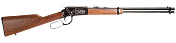 Rossi RL22181WDEN19 Rio Bravo  Full Size 22 LR 151 18 Polished Black Steel Barrel Polished Black wJuly 4 Eagle Engraving Steel Receiver German Beechwood Fixed Stock Right Hand UPC: 754908326907