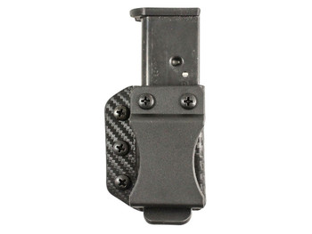 DeSantis Gunhide A100KJYYZ Persuader Mag Pouch IWB/OWB Black Kydex Belt Clip Compatible w/ Glock 43 Ambidextrous