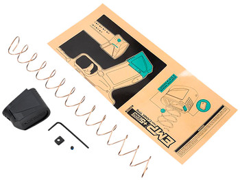 Strike Industries EMPCTP9 Magazine Extension Kit +5rd Made of Black Polymer for Most Canik TP9