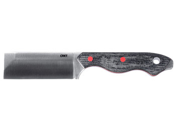 CRKT 4037 Razel 2.97" Fixed Plain Satin D2 Steel Blade/Weathered Resin Infused Fiber Handle Includes Sheath