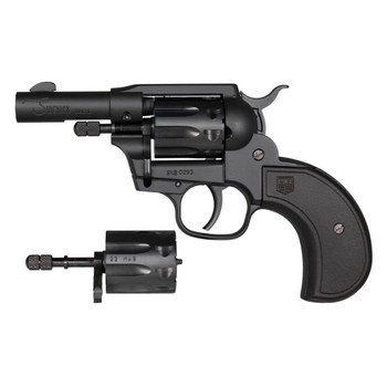 Diamondback DB0600A001 Sidekick Dual Cylinder 22 LR22 Mag 9 Shot 3 Black Cerakote Steel Barrel  Cylinder Zinc Alloy Frame Black Birdshead Polymer Grip Hammer Safety Exposed Hammer UPC: 810035755086