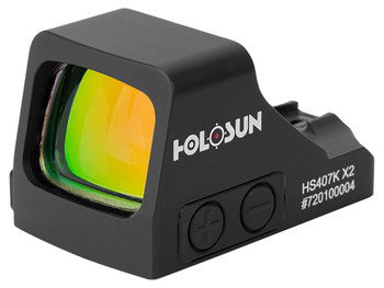 Holosun HS407KX2 407 Black Anodized 1 x 0.58" x 0.77" 6 MOA Red Dot