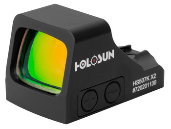 Holosun HS507KX2 507 Black Anodized 1 x 0.58" x 0.77" 2 MOA red Dot/32 MOA Circle Multi Reticle