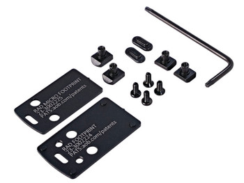 Crimson Trace 013000054 CT RAD Mounting Kit CT RAD Footprint/Dovetail, S&W Shield/Shield Plus/Shield EZ/M&P/M&P 2.0