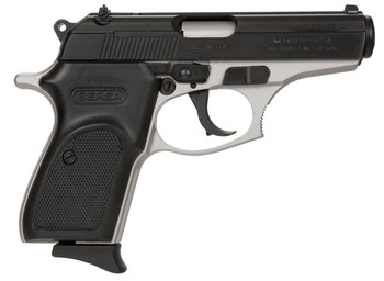 Bersa T380DT8 Thunder  MicroCompact Frame 380 ACP 81 3.50 Steel Barrel Matte Black Serrated Steel Slide Satin Nickel Aluminum Frame UPC: 810083200057