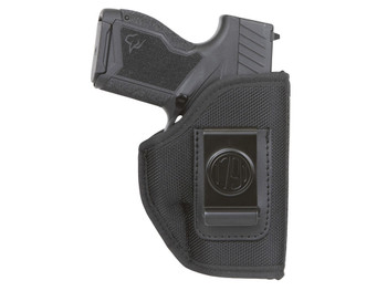 1791 Gunleather PNIWB1BLKR Premium Nylon IWB Size 01 Black Ballistic Nylon Belt Clip Right Hand