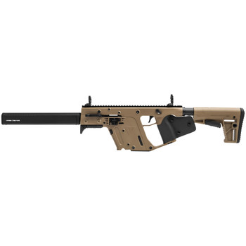 Kriss USA KV90CFD22 Vector Gen II CRB CA Compliant 9mm Luger 101 16 with Black Barrel Shroud FDE RecStock Paddle Grip FlipUp Sights UPC: 810237023136