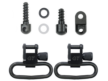 GrovTec US Inc GTSW313 Swivel Set Rifle 1.25" Black Phosphate Ruger 10/22