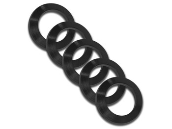 GrovTec US Inc GTHM320 Crush Washer 308 Cal Black Nitride Steel 5/8"-24 tpi Rifle 5 Per Pack