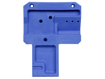 Midwest Industries MILRB Lower Receiver Block Blu Polymer for Mil-Spec AR-15 Lower