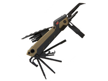 Real Avid AVGTPROAR Gun Tool Pro OD Green Stainless Steel Plain Blade AR-15
