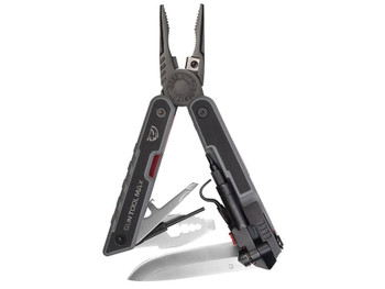 Real Avid AVGTMAX Gun Tool Max Black 3.25" 440 Stainless Steel Plain G10 Black Handle