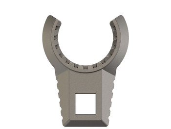 Real Avid AVMFDRBNW Master -Fit Delta Ring Barrel Nut Wrench Titanium/Stainless Steel for AR-Platform