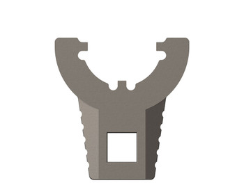 Real Avid AVMFTCNW Master -Fit Thin Castle Nut Wrench Titanium/Stainless Steel for AR-Platform