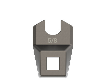 Real Avid AVMF58MDW Master -Fit Muzzle Device Wrench 5/8" Titanium Titanium/Stainless Steel AR-Platform Free-Float Handle