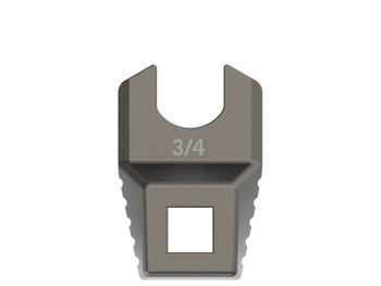 Real Avid AVMF34MDW Master -Fit Muzzle Device Wrench Titanium Titanium/Stainless Steel AR-Platform Free-Float Handle