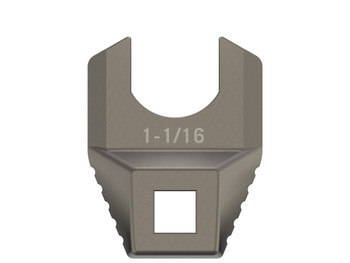 Real Avid AVMF1116BNW Master -Fit Barrell Nut Wrench 1 1/16" Titanium Titanium/Stainless Steel AR-Platform Free-Float Handle