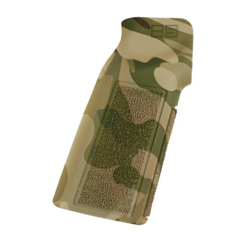 B5 Systems PGR1471 Type 22 PGrip  MultiCam Aggressive Textured Polymer Increased Vertical Grip Angle with No Backstrap Fits ARPlatform UPC: 814927023048