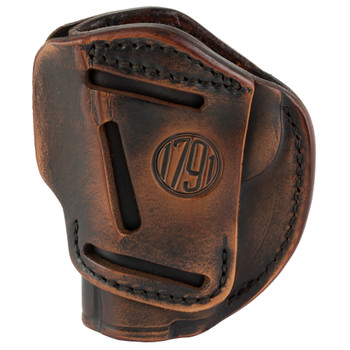 1791 Gunleather 3WH1VTGA 3Way  IWBOWB Size 01 Vintage Leather Belt Loop Fits 1911 34 Ambidextrous Hand UPC: 816161023068