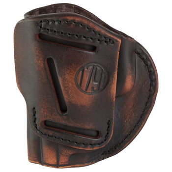 1791 Gunleather 4WH5VTGR 4Way  IWBOWB Size 05 Vintage Leather Belt Clip Compatible wGlock 17Springfield XDSW MPHK VP9 Right Hand UPC: 816161023150