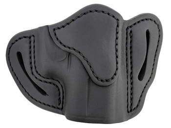 1791 Gunleather ORBHCSBLR BHC Optic Ready OWB Compact Stealth Black Leather Belt Slide Compatible w/Glock 43/Sig P365/Walther PPK Right Hand Includes Belt Clip