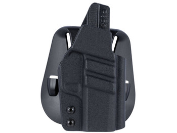 1791 Gunleather TACPDHOWBP365BLKR Tactical Kydex OWB Black Kydex Paddle Fits Sig P365 Right Hand