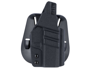 1791 Gunleather TACPDHOWBP365BLKR Tactical Kydex OWB Black Kydex Paddle Fits Sig P365 Right Hand