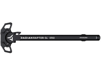 Radian Weapons R0176 Raptor SL Ambi Charging Handle, Black, Slim Line Handles, Fits Mil-Spec AR-15/M16 Platform
