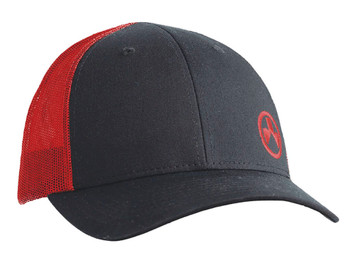 Magpul MAG1106-003 Icon Trucker Hat Black/Red Adjustable Snapback M/L Structured