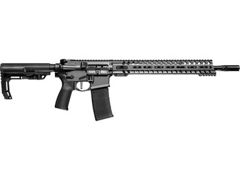 Patriot Ordnance Factory 01649 Minuteman Direct Impingement *CA Compliant 5.56x45mm NATO 16.50" 10+1 Tungsten Rec/14.5" M-Lok Handguard Black Nitride Barrel Black Polymer 6 Position MFT Stock & Grip