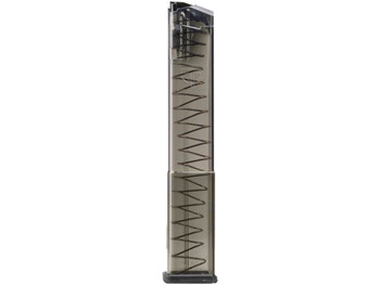 ETS Group SMKGLK17 Pistol Mags 17rd Standard 9mm Luger Compatible w/ Glock 19/26/45/18/19X/34 Smoke Polymer