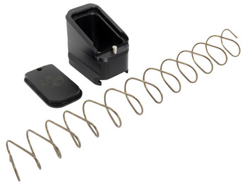 Shield Arms CZP10CME5BLK Magazine Extension for CZ P10-C/P07, 5rd (9mm), 4rd (40S&W), Black Aluminum