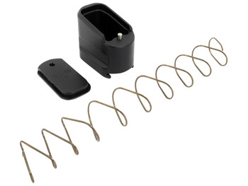 Shield Arms SAS15ME5BLK Magazine Extension 5rd Compatible w/ Shield Arms S15 Magazine, Black Anodized Aluminum